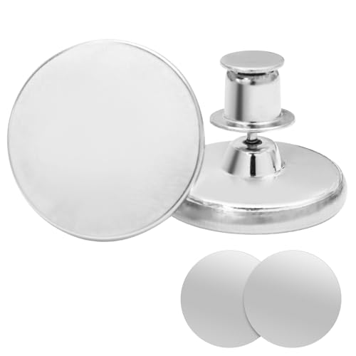 10 Pairs Magnetic Curtain Closure Clips - Strong Hidden Zinc Alloy Magnets