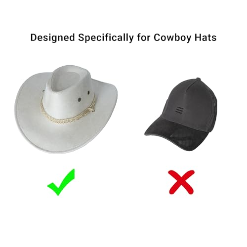 Yuoyar Cowboy Hat Holder for Cars - Durable Folding Rack
