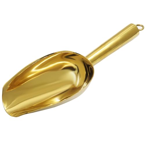 OSVJE 3oz Stainless Steel Ice Scoop - Ergonomic & Durable Kitchen Tool