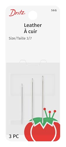 Dritz Glovers Leather Hand Needles Size 3/5/7 - 3 Count