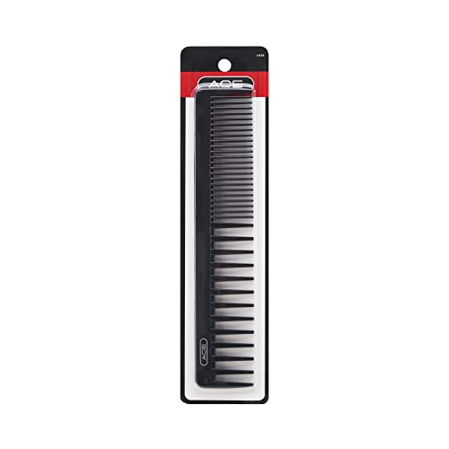 GOODY Ace Dual-Action Hair Comb with Coarse and Regular Teeth Black