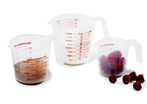 Norpro Multicolored Plastic Measuring Cups - Pack of 4