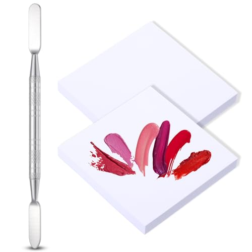 Disposable Nail Polish Mixing Palette Sheets with Stirring Rod