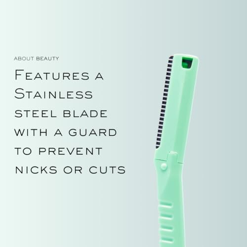 About Beauty Face N Brow Facial Razors and Dermaplaning Tool - 3 Pack