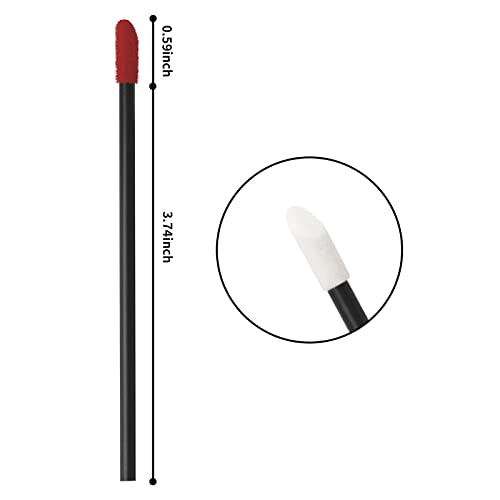 ChefBee 200PCS Black Disposable Lip Gloss Applicators Lint-Free Wands