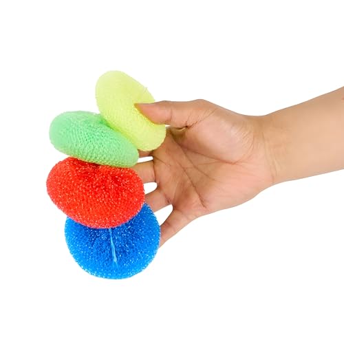 16-Pack Non-Scratch Nylon Scouring Pads for Kitchen Cleaning