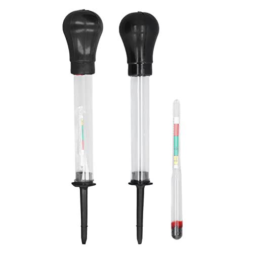 Yuecoom 2Pcs Car Battery Density Tester Kit - High Precision Hydrometer for RV/Ship