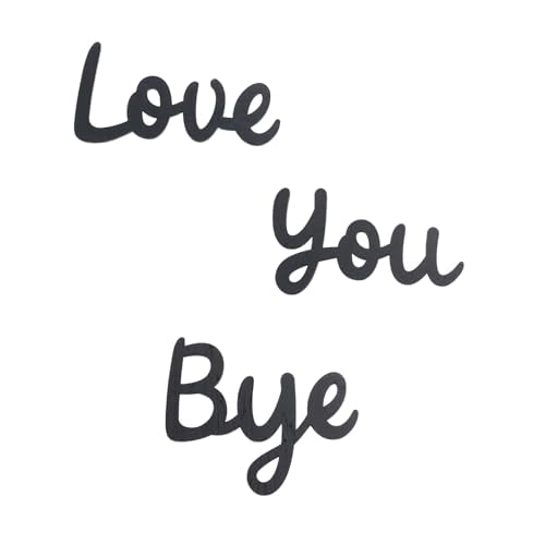 OYEFLY Love You Bye Wooden Wall Decor for Family