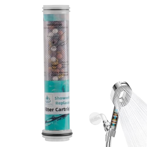 Hibbent Replacement Shower Filter Cartridge for 10-Spray Shower Head - 1 Pack