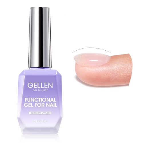 GELLEN Clear Builder Gel for Nails - 18ml Hard Gel for Extensions