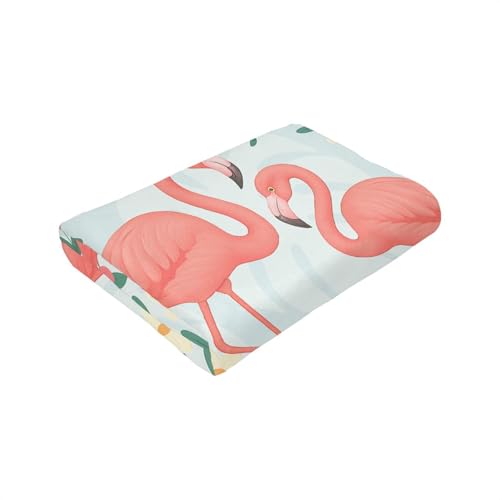 Nexlyth Flamingo Throw Blanket - Super Soft Fleece 50"x40"