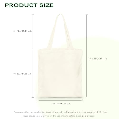 VYXARNA Custom Canvas Tote Bag Personalized Shopping Bag with Photo Logo
