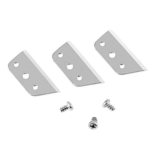 MANBA Ice Shaver Replacement Blades and Screws - 3 Pack