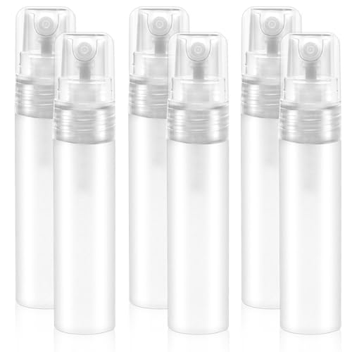 FAIRY CORA 6-Pack 5ml Refillable Travel Spray Bottles for Perfume and Essential Oils