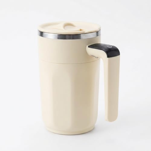 Self Stirring Coffee Mug with Temperature Display - Rechargeable & Spill-Proof