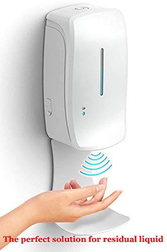 Jefaniim Wall Mount Soap Dispenser Drip Tray - White Liquid Catcher