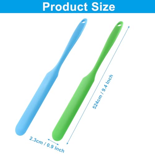 Hitefu 3-Piece Silicone Jar Spatula Set - Non-Stick Baking Tools