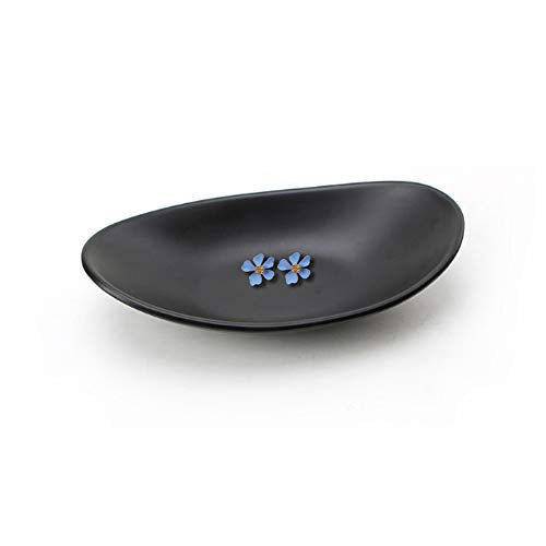 Elegant Black Jewelry Tray Organizer for Rings and Keys
