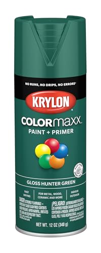 Krylon ColorMaxx Hunter Green 12oz Gloss Spray Paint - Indoor/Outdoor Use
