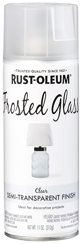 Rust-Oleum Frosted Glass Spray Paint, 11 oz for Privacy & Decor