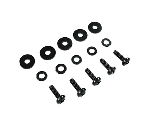 M4x12mm Wall Mount Screws for VESA 75x75 & 100x100 Brackets - 5 Pack