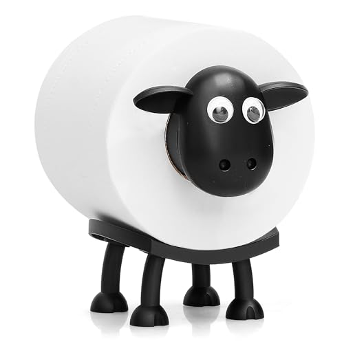 VELENTI Sheep Toilet Roll Holder - Funny 3D Printed Free Standing Storage