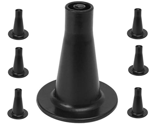 6 Pack Plastic Bed Frame Feet Glides - Floor Protection & Support Replacement