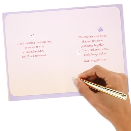 Hallmark Birthday Card for Mom - Laughter & Love Design