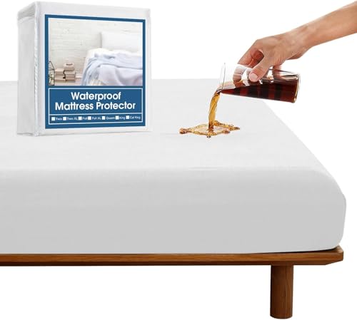 Twin XL Waterproof Mattress Protector - Ultra Soft & Noiseless