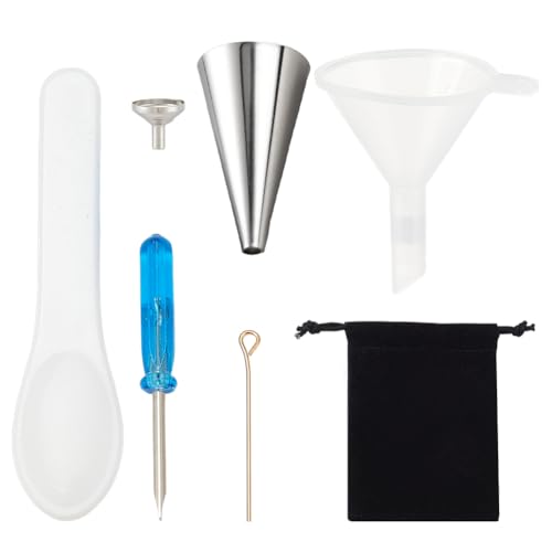 NBEADS Mini Funnel Set for Cremation Jewelry, Urn Ashes Filling & Liquid