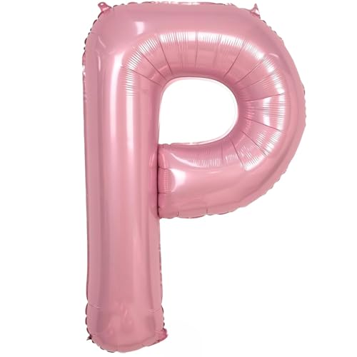 40 Inch Pink Foil Letter P Balloon for Party Decorations