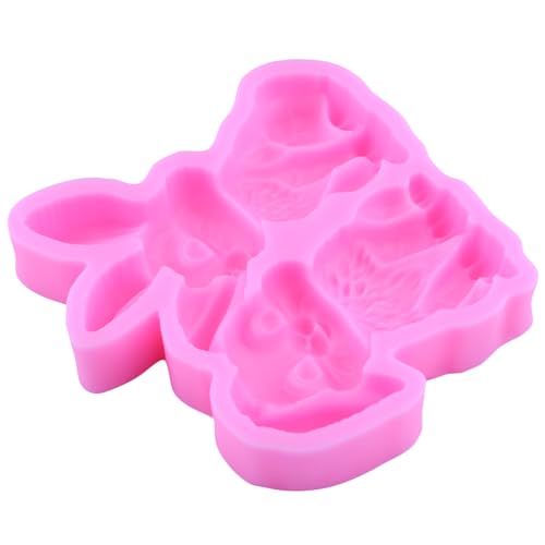 Easter Bunny Silicone Fondant Mold for Cake Decorating