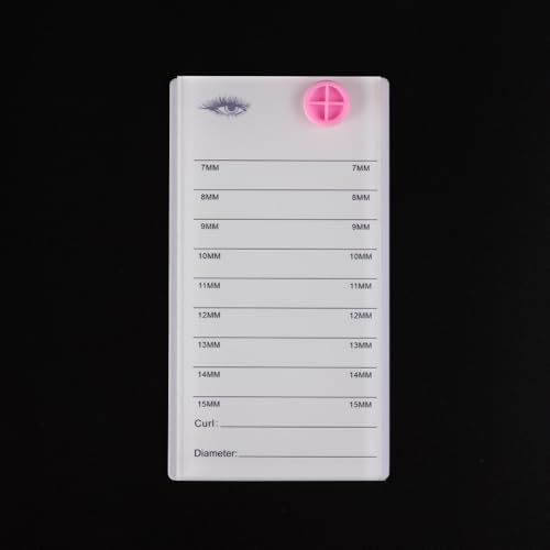Acrylic Eyelash Extension Pallet Holder with Glue Cup Hole and Scale