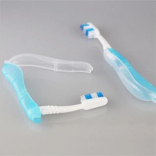 Galepromot Folding Travel Toothbrush, Portable Soft Bristle Manual Toothbrush