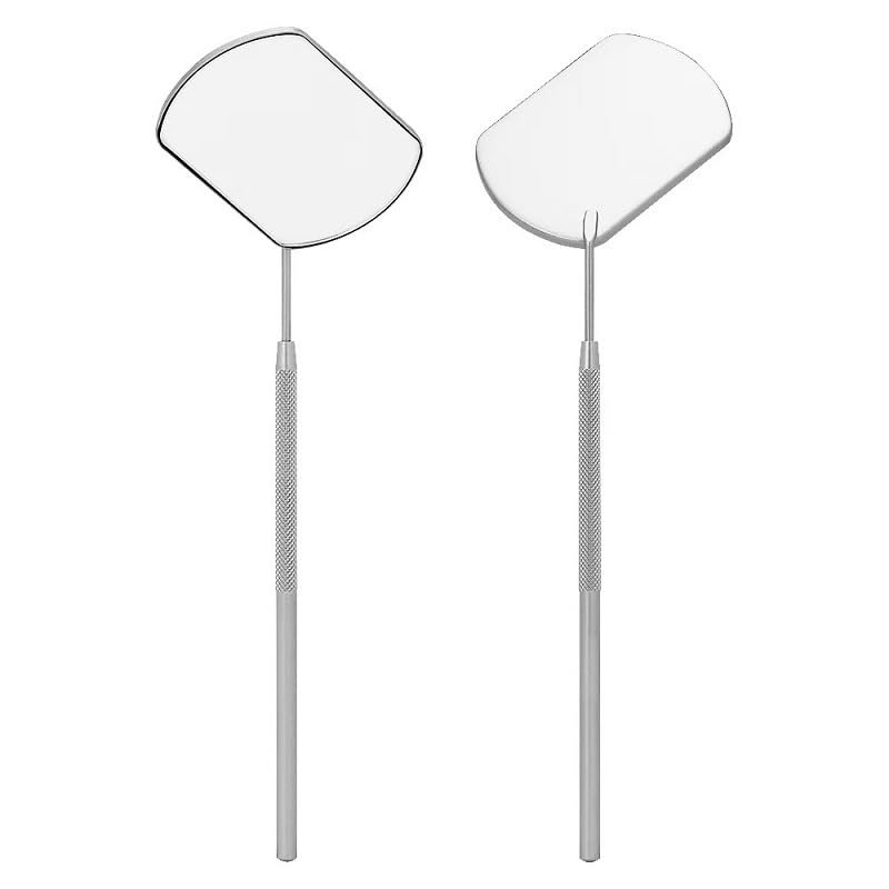 Yimart Stainless Steel Eyelash Extension Mirror with Detachable Long Handle