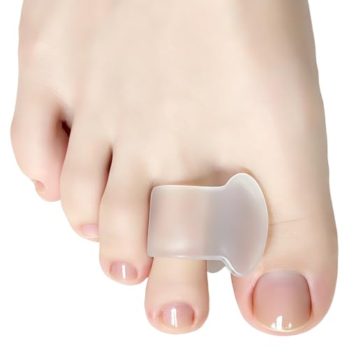 FoglessVue Gel Toe Separators 12-Pack, Soft Single-Loop Bunion Cushions