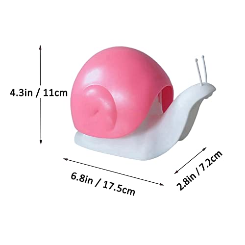Cute Pink Snail Soap Dispenser - 120ml Hand Pump for Kids