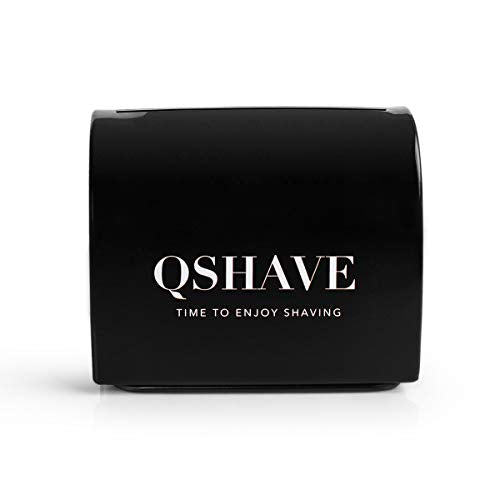 QSHAVE Razor Blade Disposal Case - Safe Storage Bank for Used Blades