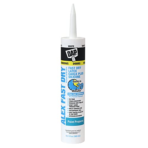 DAP 10.1 oz White Acrylic Latex Caulk - 35-Year Durability