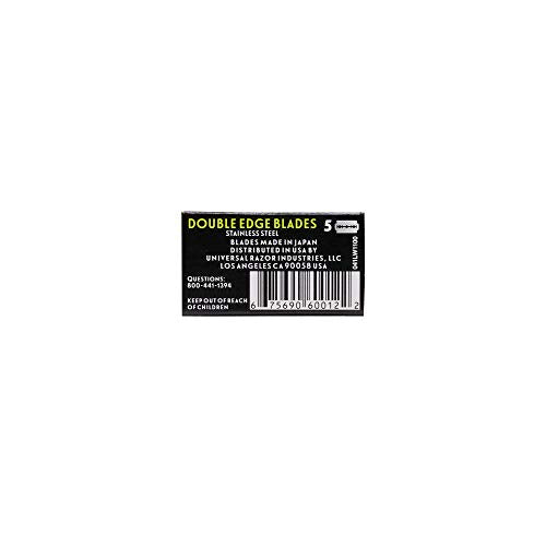 About Face Kai Xfit Double Edge Safety Razor Blades 5-Pack