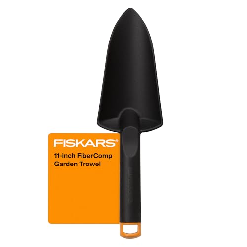 Fiskars FiberComp Hand Trowel 1 Pack - Gardening Tool for Lawn & Yard Care