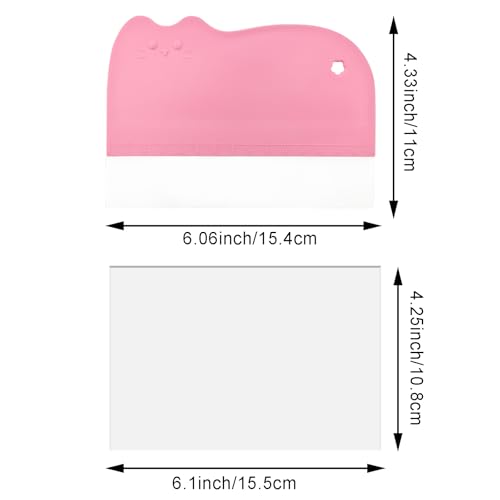 Flexible Cake Smoother Set - 5 Transparent Scrapers for Perfect Icing