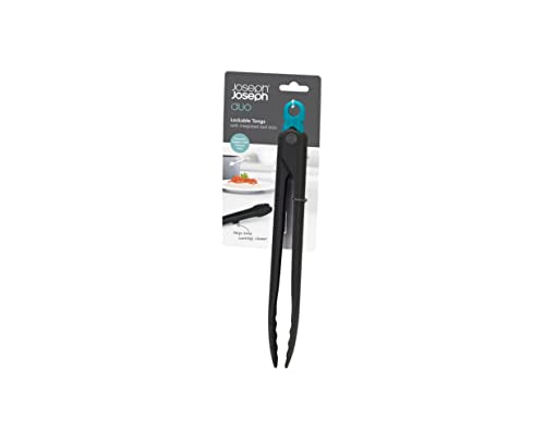 Joseph Joseph Duo Lockable Tongs with Tool Rest - Heat-Resistant & Non-Slip