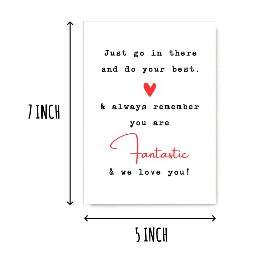 Good Luck Greeting Card - Encouragement Card for Exams and New Job