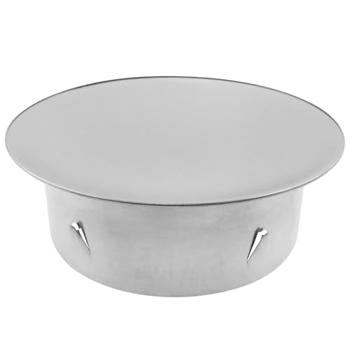 Lovelysp 4-Inch Stainless Steel Chimney Cover - Corrosion & Mosquito Prevention