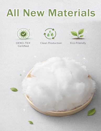 200g Polyfill Stuffing for Pillows & Crafts - Soft Polyester Fiber Fill