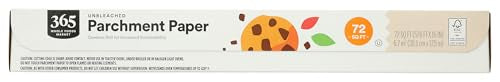365 by Whole Foods Market Unbleached Parchment Paper 72 Sq Ft