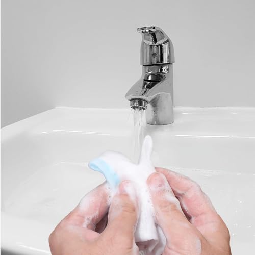 20-Pack Exfoliating Soap Saver Pouch Mesh Drawstring Bags for Bath
