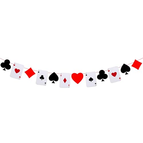 Poker Theme Party Banner - 10 Ft Classic Style Decoration