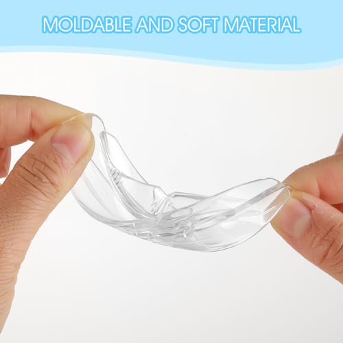 1 Piece Sports Mouth Guards Football with Case Youth Teeth Braces Clear Basketball Wrestling Boxing Taekwondo Lacrosse MMA Mouthguards Braces for Women Men